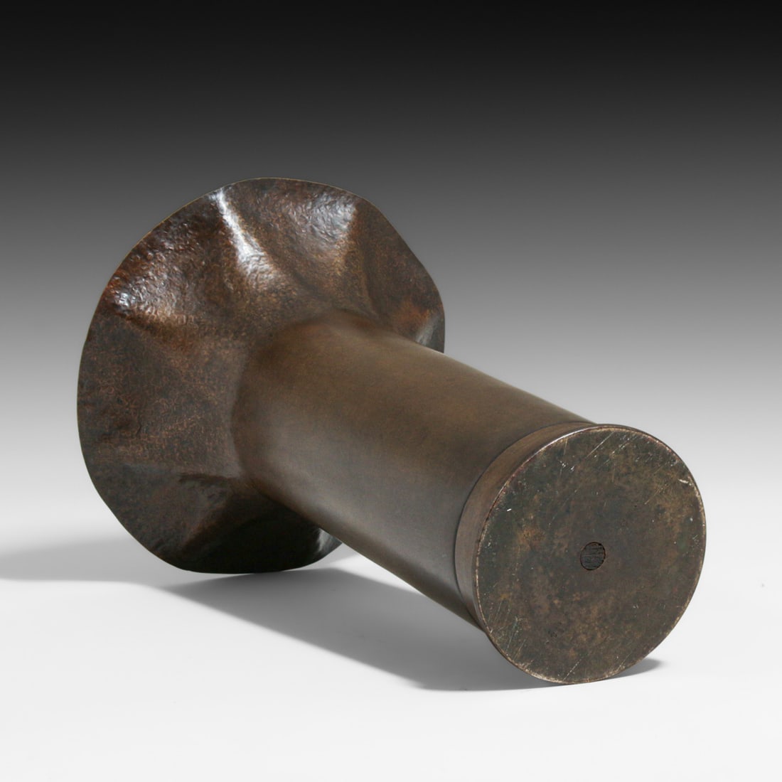 Dirk van Erp Hammered Brass Shell Casing Vase c1902-1908 - 3