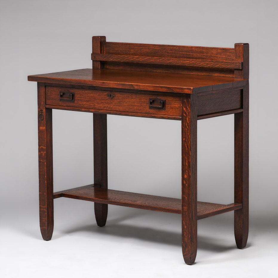 Roycroft One-Drawer Oak Server c1910 - 2
