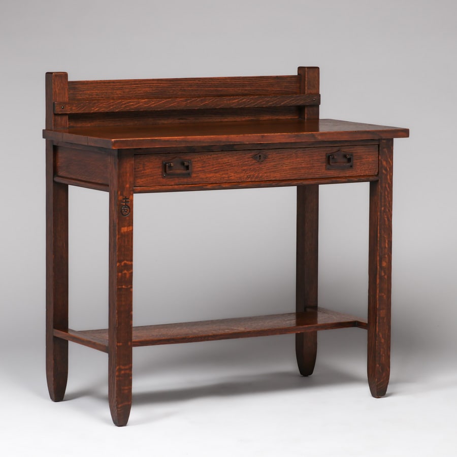 Roycroft One-Drawer Oak Server c1910 - 3