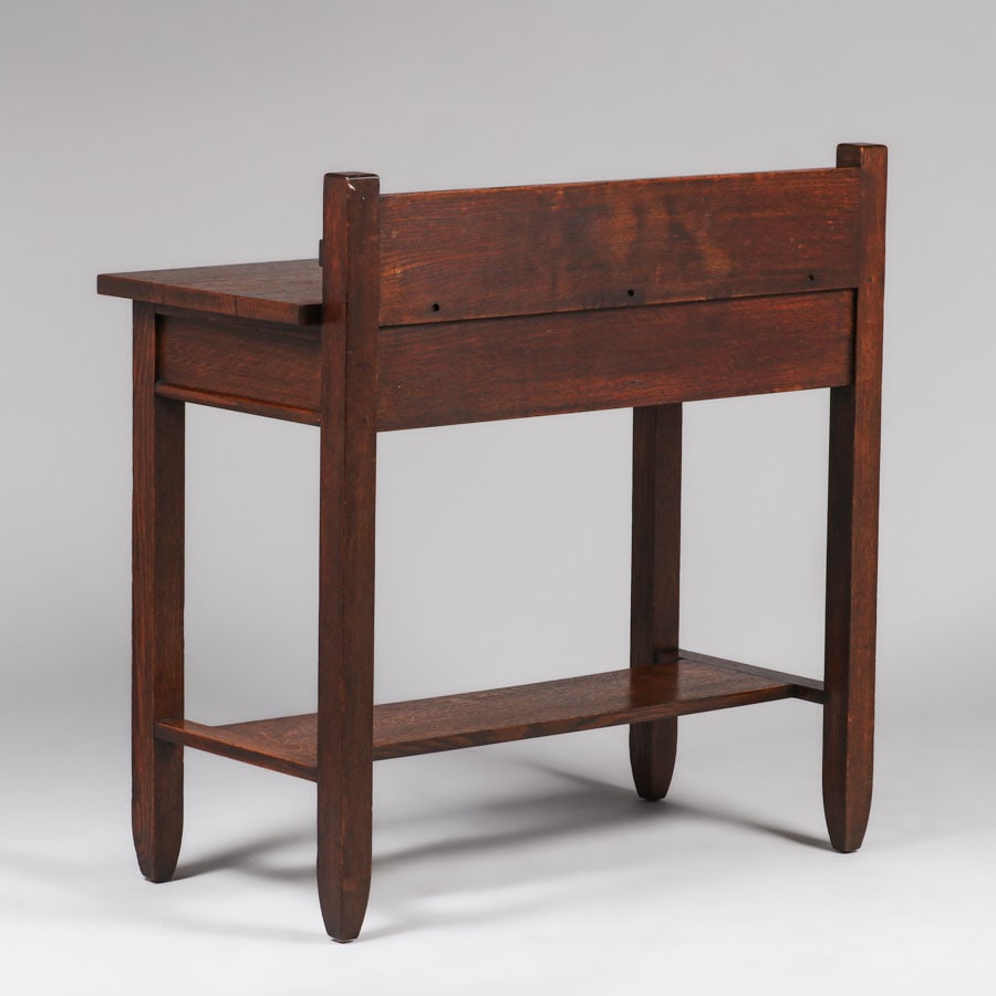 Roycroft One-Drawer Oak Server c1910 - 5