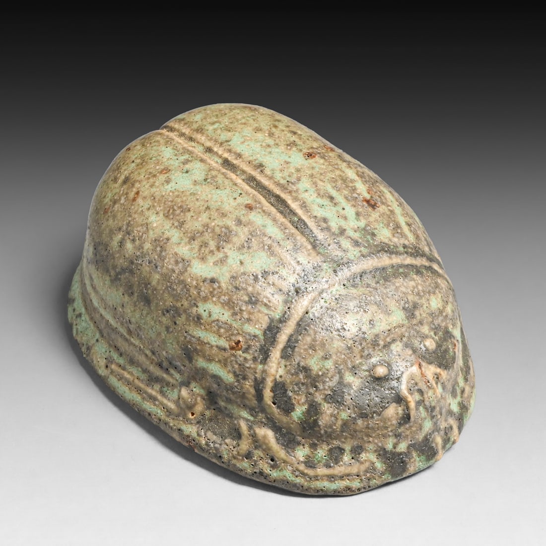 Door Pottery Matte Grey Scarab c2010 (1 of 8)