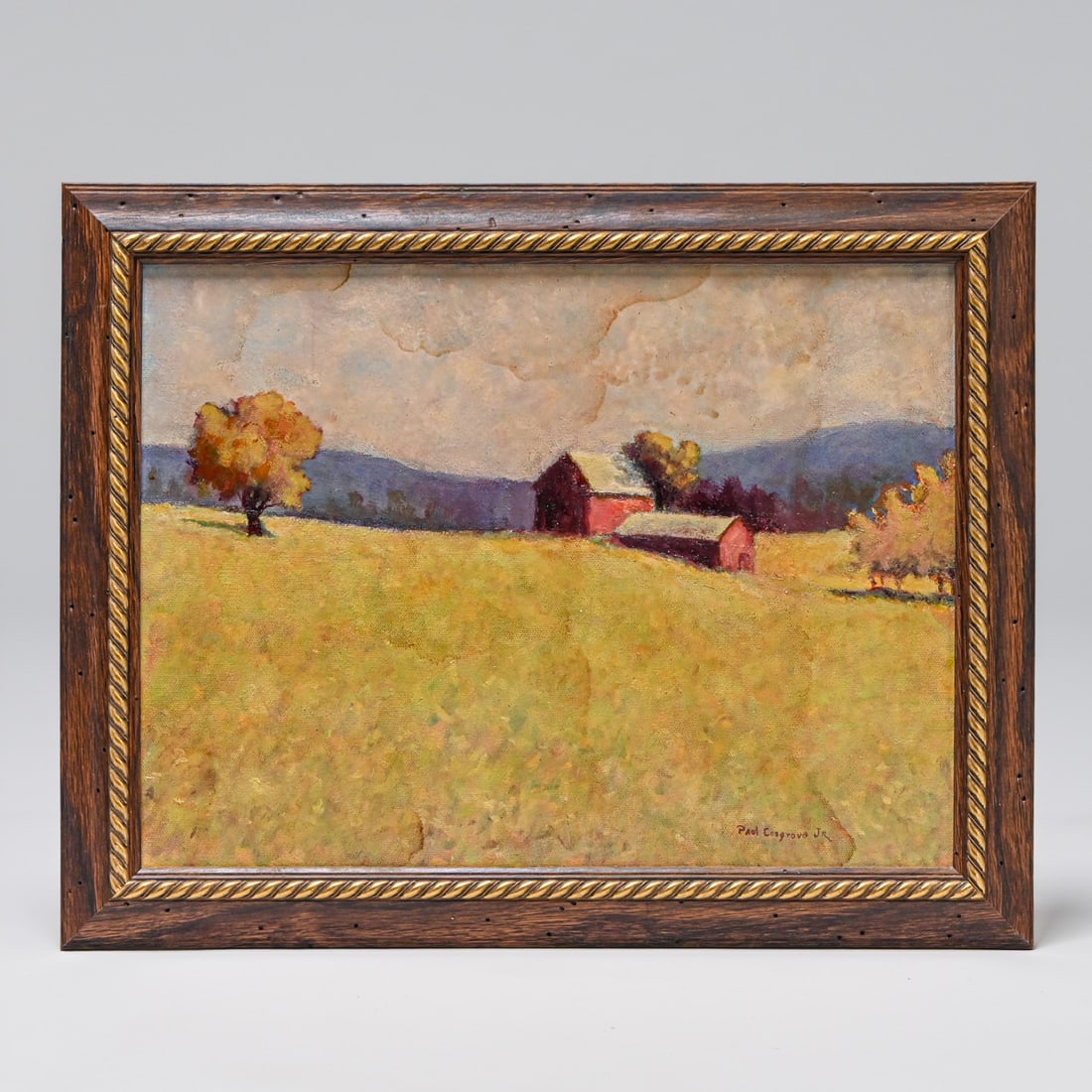 Paul Cosgrove Jr. (1925-2015) Chester County, PA Painting "Rural Scene" c2000s (1 of 7)