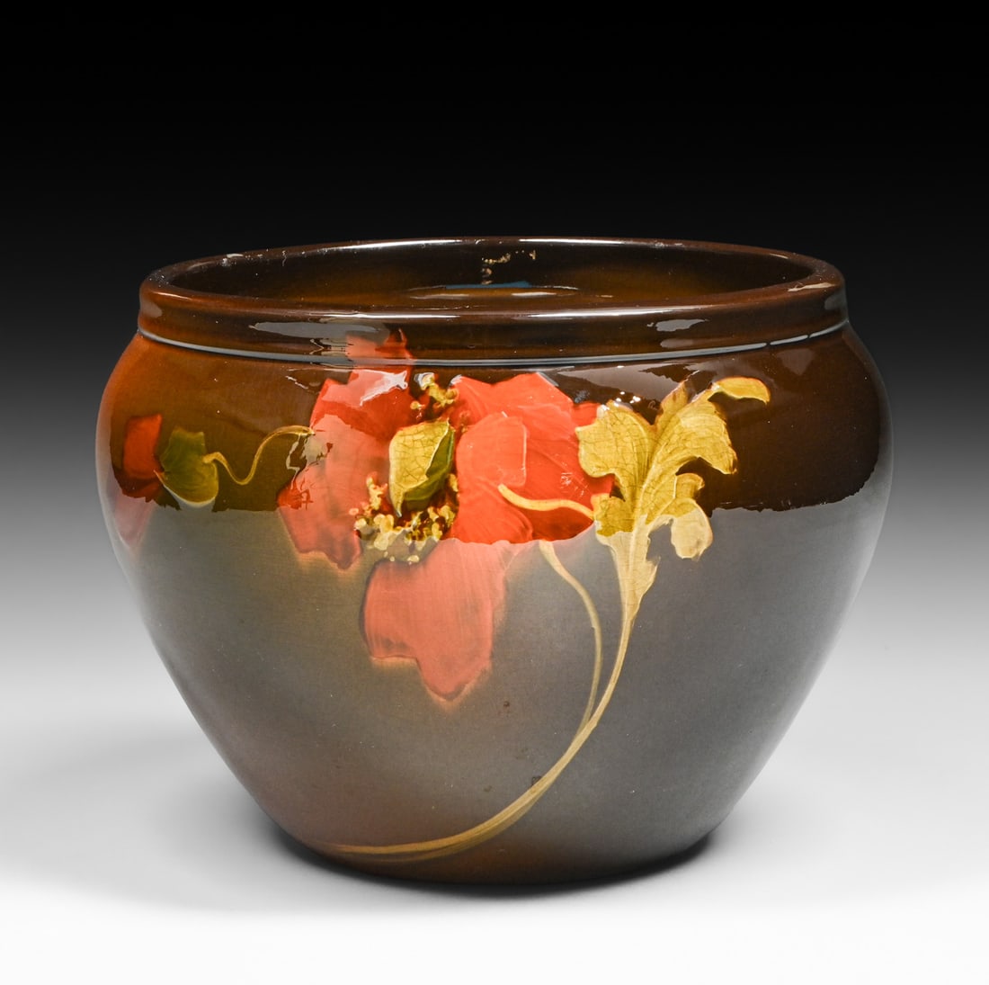 Weller Pottery Louwelsa Jardiniere c1900 (1 of 3)