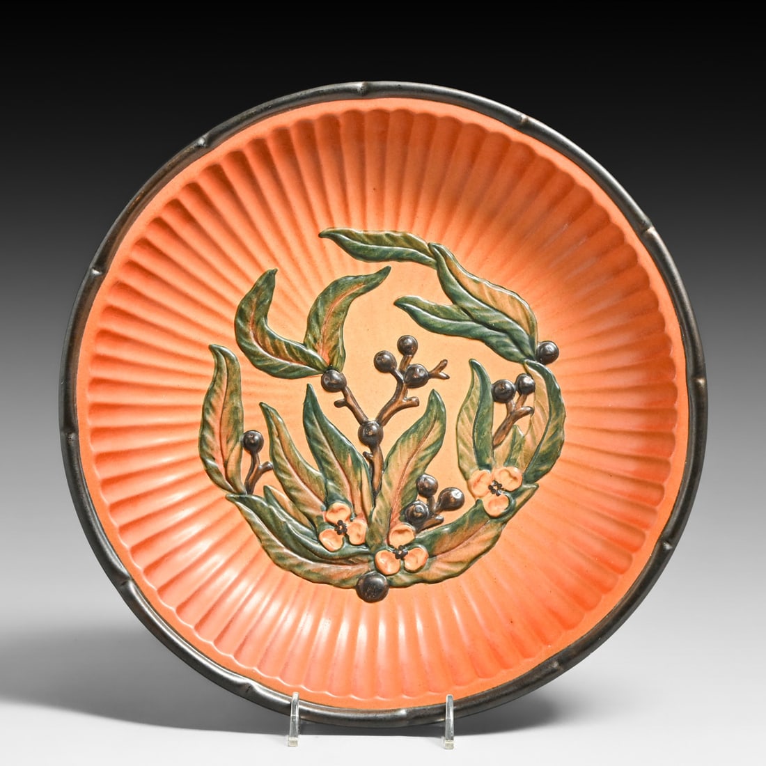 P. Ipsens Enke - Denmark Axel Sørensen Berry Branch Bowl c1920s: P. Ipsens Enke - Denmark Axel Sørensen Berry Branch Bowl c1920s. Signed. Perfect condition. 10.75"d x 2.25"h FREE NATIONWIDE SHIPPINGFree Nationwide Shipping within the lower 48 states for all