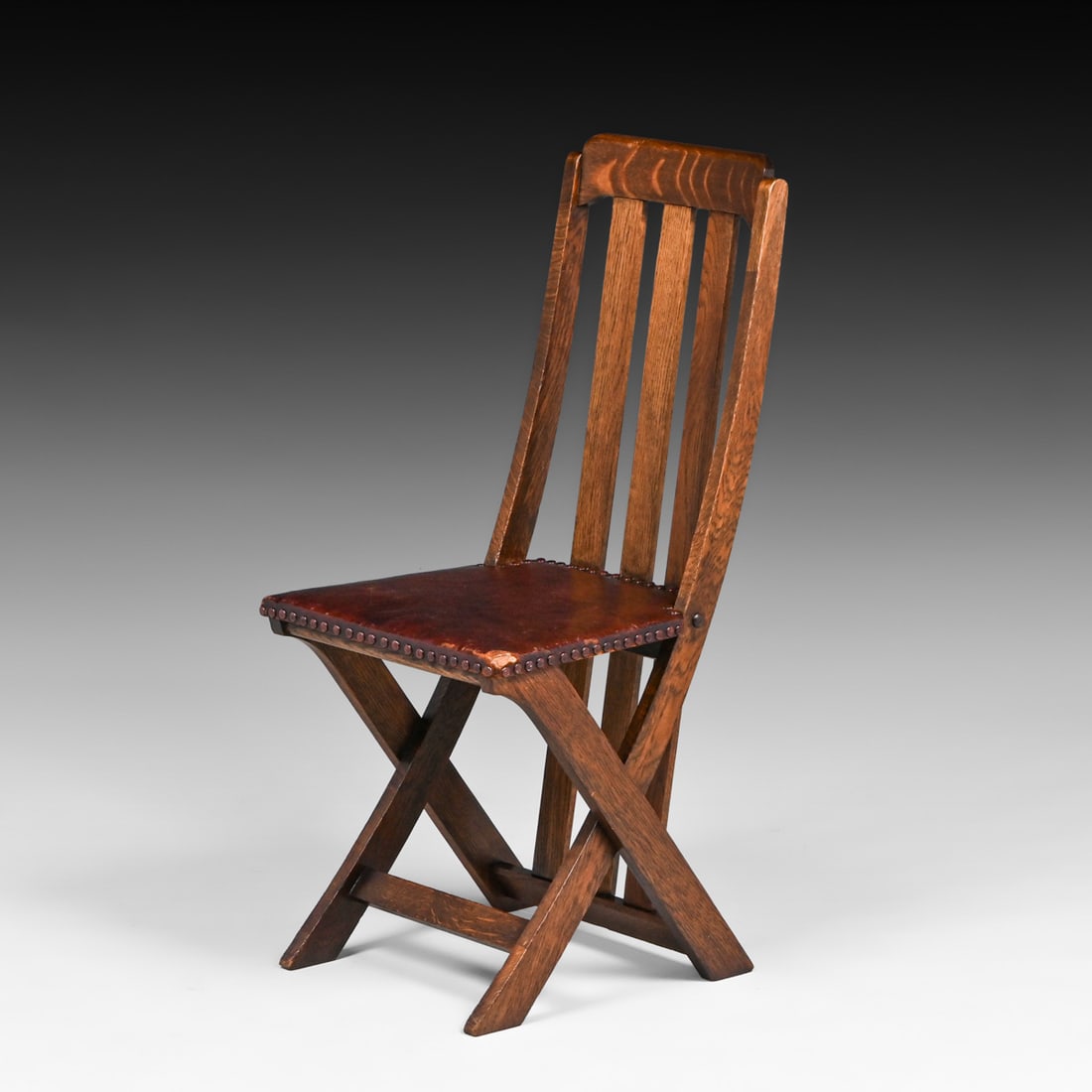 Grand Rapids Oak Side Chair c1905 - 2