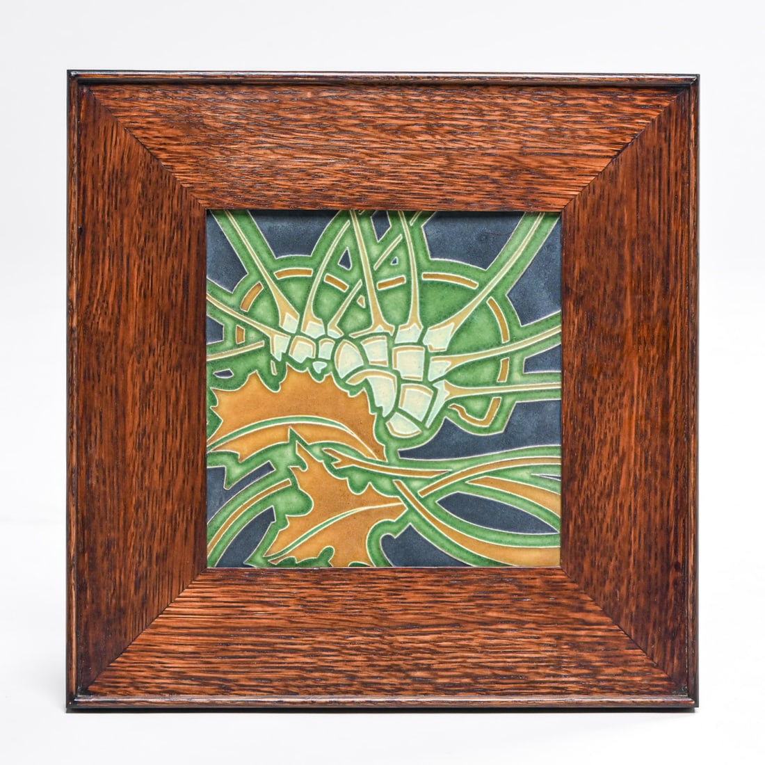 Motawi Tile - Ann Arbor, MI Art Nouveau Flora Tile after 1993: Motawi Tile - Ann Arbor, MI Art Nouveau Flora Tile after 1993. Signed. Perect condition. Tile 8" x 8". Frame 13.25" x 13.25" FREE NATIONWIDE SHIPPINGFree Nationwide Shipping within the lower 48