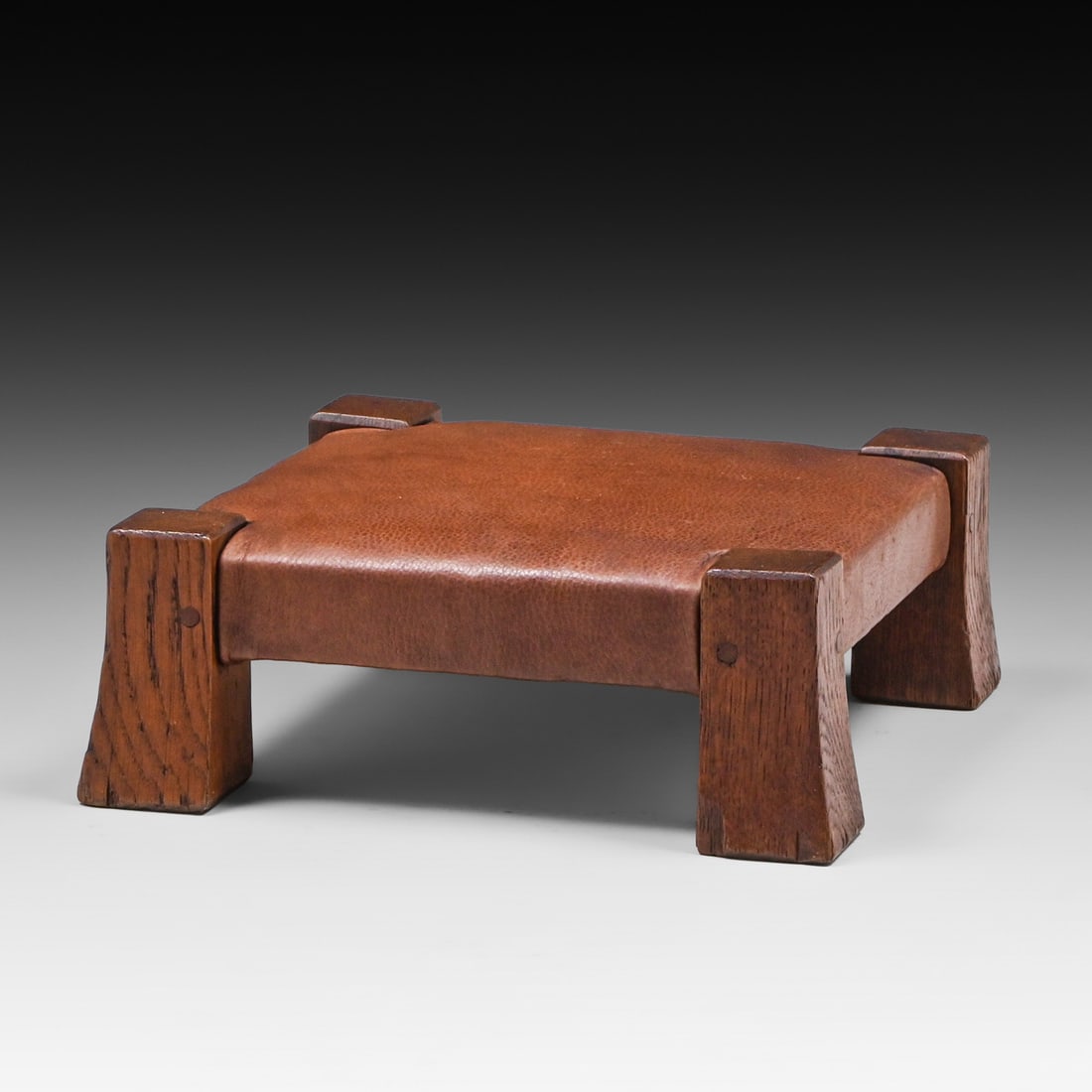 Gustav Stickley "Monk" Footstool c1910 - 3