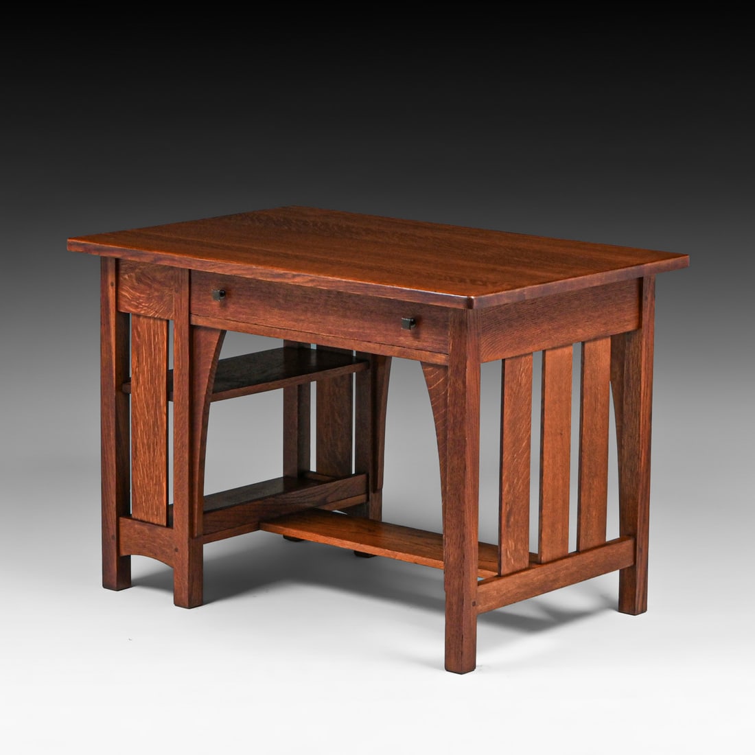 Limbert #105 One-Drawer Oak Desk c1910 - 2