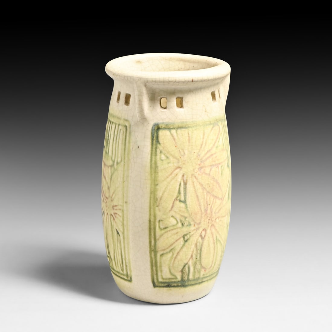 Weller Roma Cutout Vase c1910s - 2