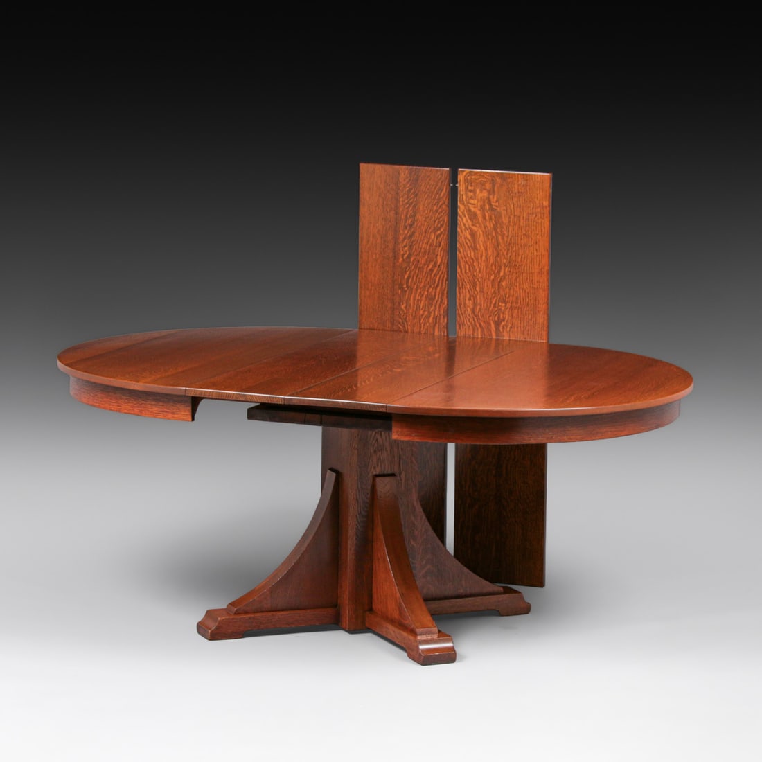 Stickley Brothers 48"d Oak Dining Table c1910 - 4