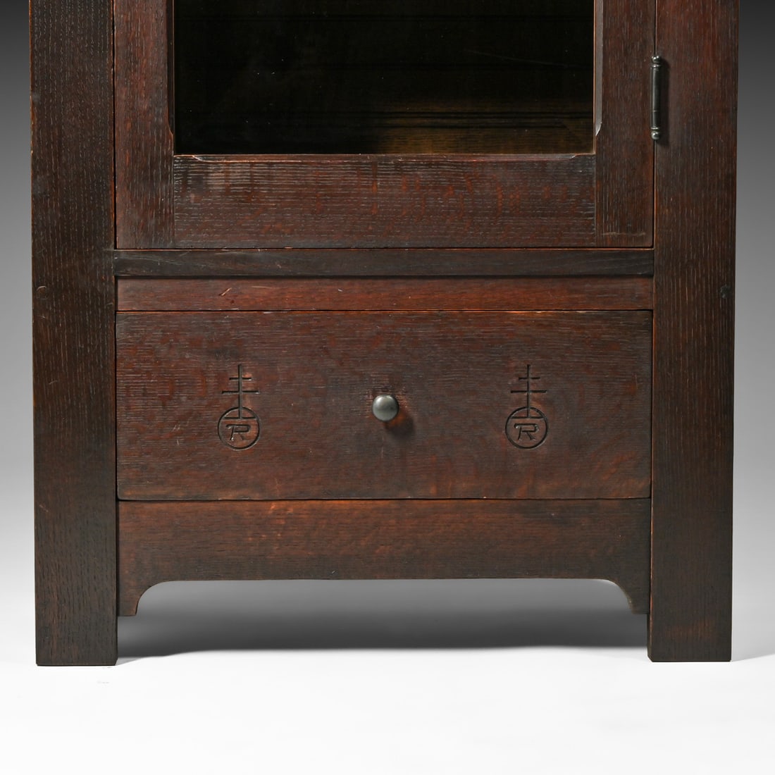 Roycroft #084 One-Door Bookcase c1905 - 5