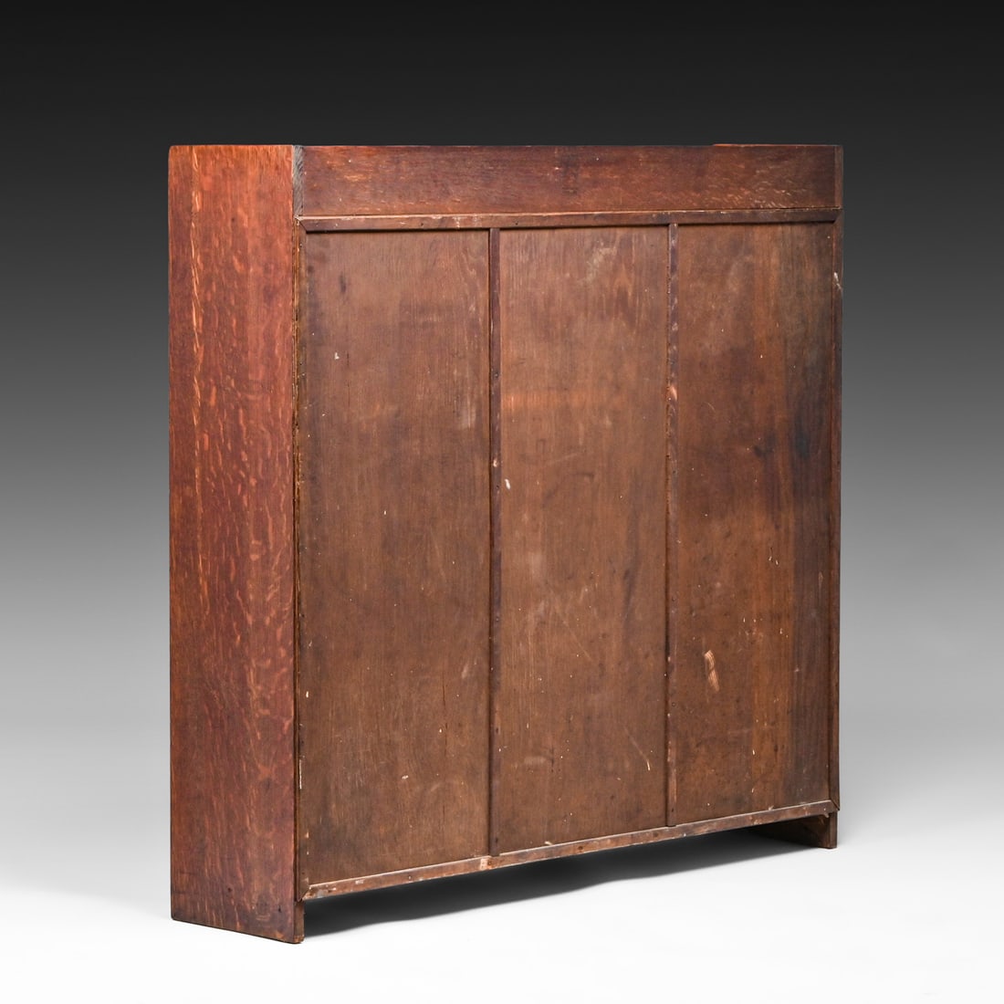 Limbert Oak Three-Door Bookcase c1910 - 3