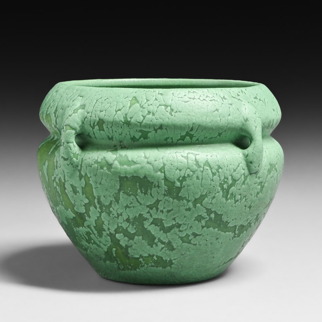 Roseville Chloron Matte Green Jardiniere c1905: Roseville Chloron Matte Green Jardiniere c1905. Unsigned. Perfect condition. 7"d x 6"h FREE NATIONWIDE SHIPPINGFree Nationwide Shipping within the lower 48 states for all purchases at our Two-Day