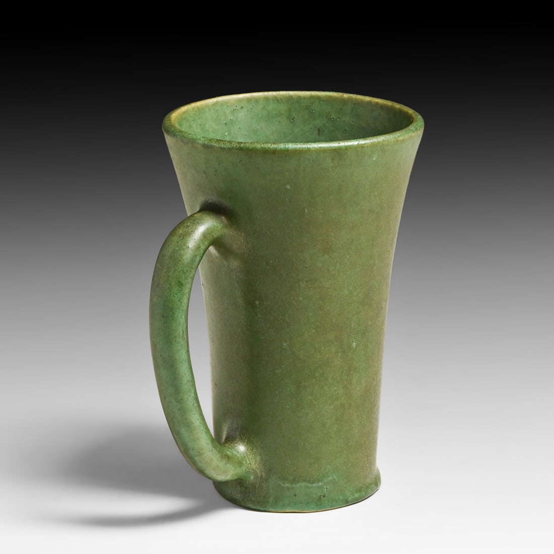 William Jervis Matte Green Mug c1905 - 2