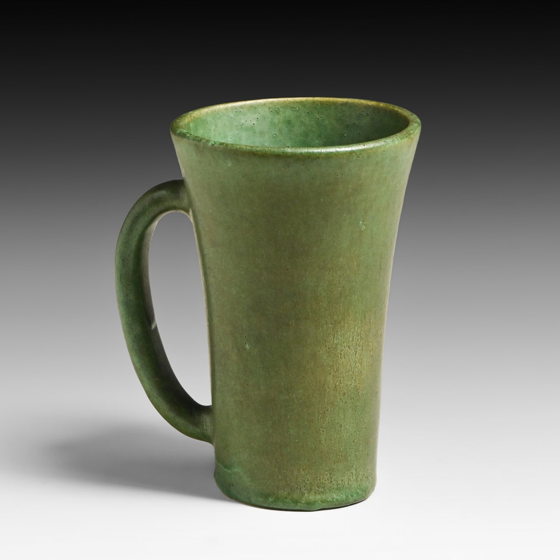 William Jervis Matte Green Mug c1905 - 3