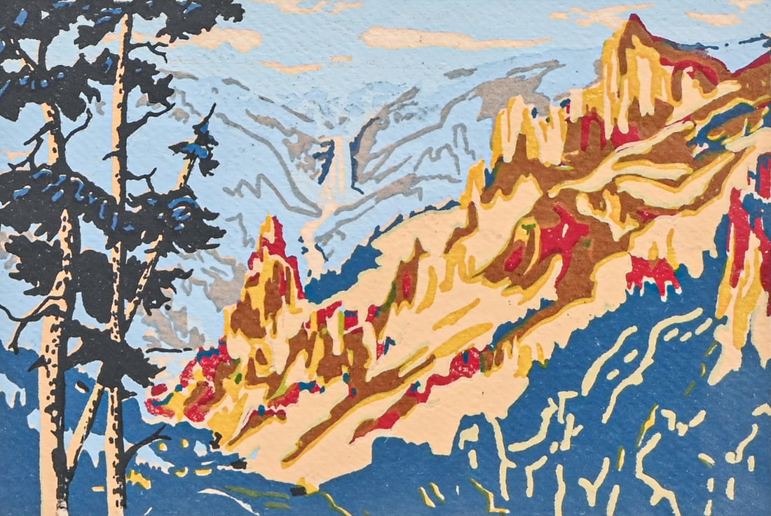 John W. Beauchamp (1906-1957) Seriograph "Grand Canyon" c1935: John W. Beauchamp (1906-1957) Seriograph "Grand Canyon" c1935. Signed. Excellent condition. 4.75"h x 6.25"w. Frame 12.25"h x 15"w FREE NATIONWIDE SHIPPINGFree Nationwide Shipping within the lower 48