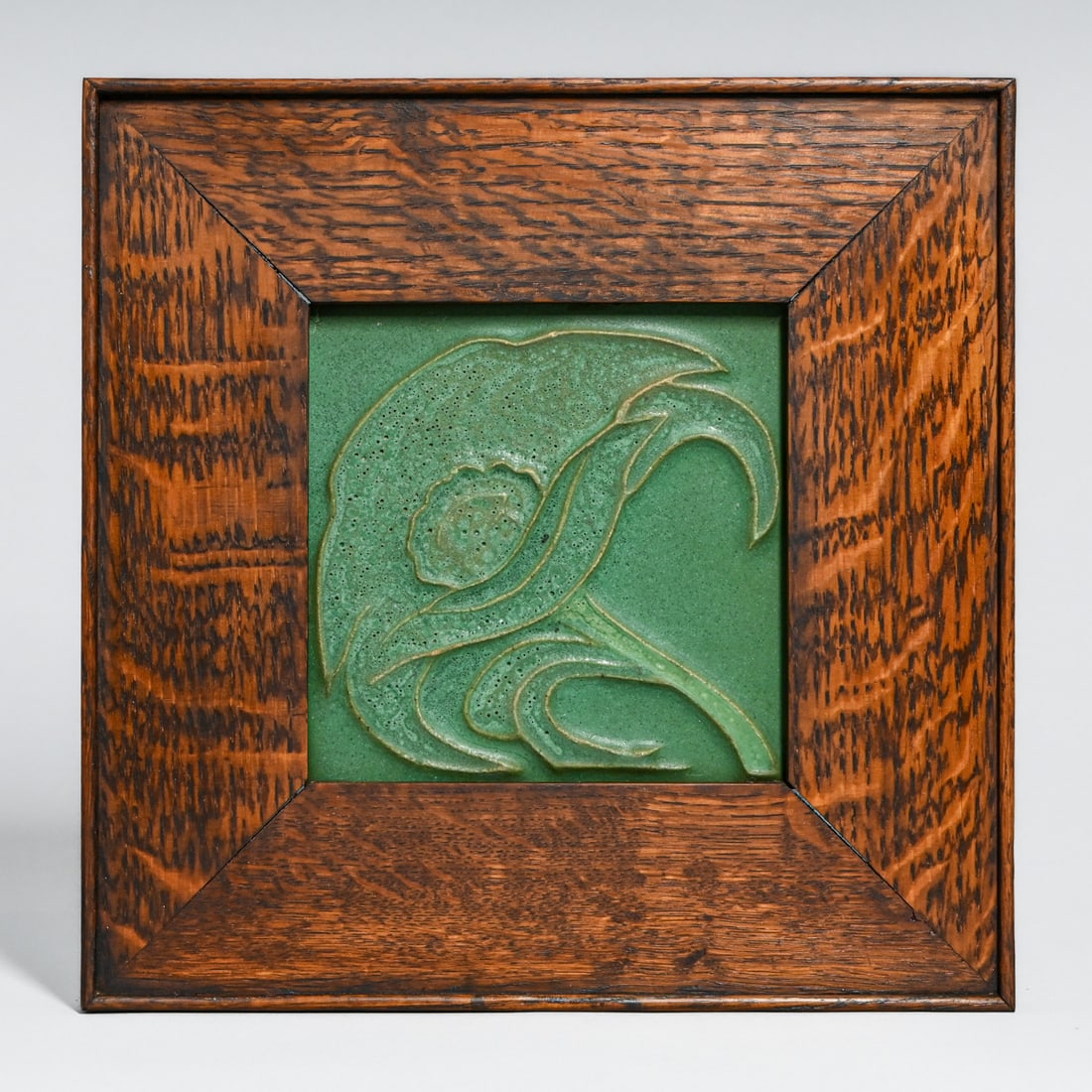 Rookwood Faience Magnolia Blossom Tile c1910 (1 of 4)