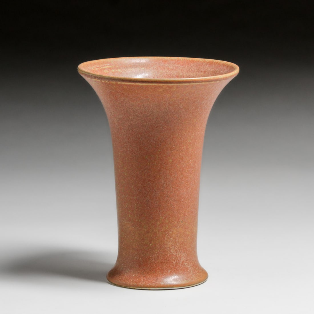 California Porcelain - California Faience Micro-Crystalline Flared Vase c1927-1929: California Porcelain - California Faience Micro-Crystalline Flared Vase c1927-1929. The is a very nice example of this short-lived partnership between California Faience and West Coast Porcelain of