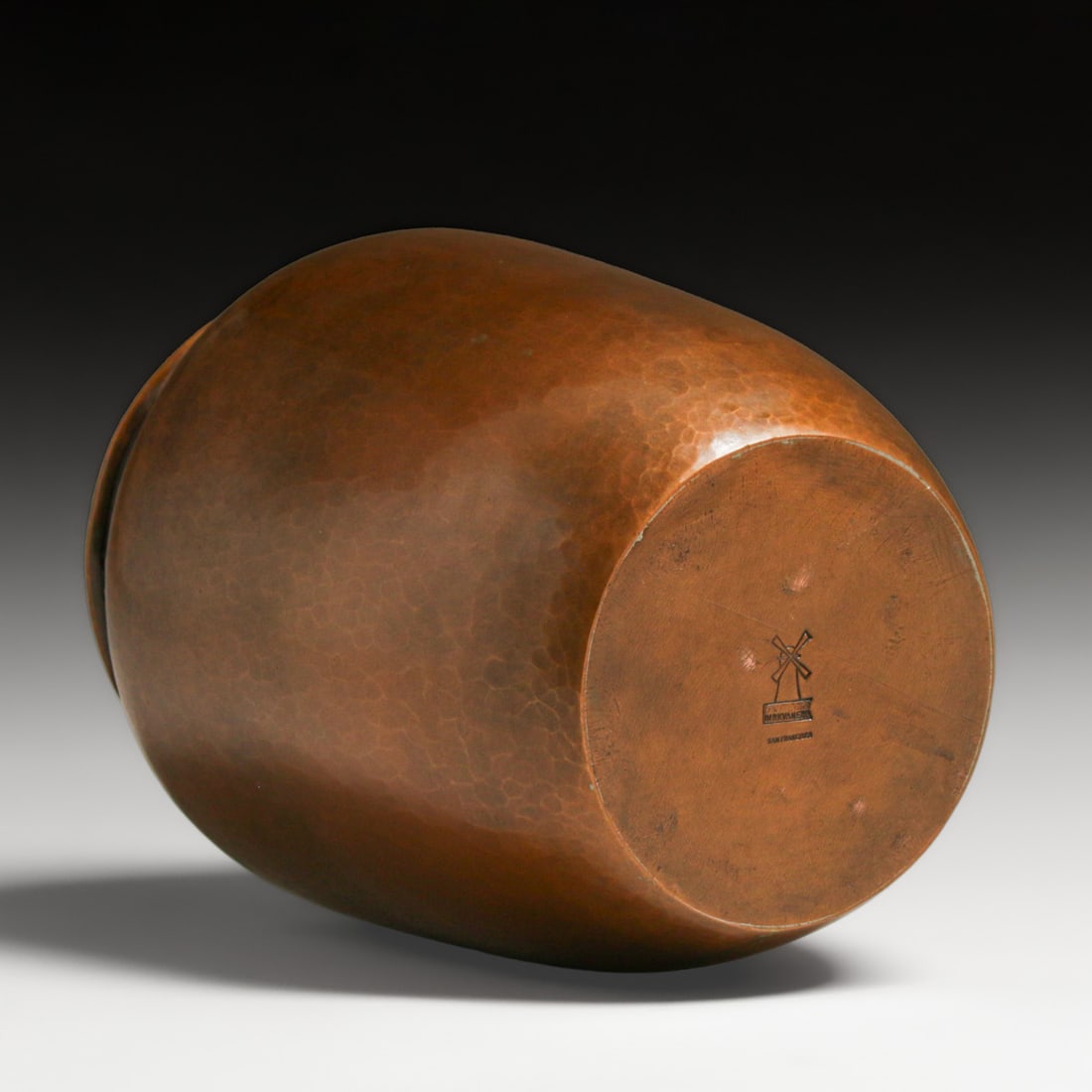 Dirk van Erp Hammered Copper Vase c1915-1925 - 3