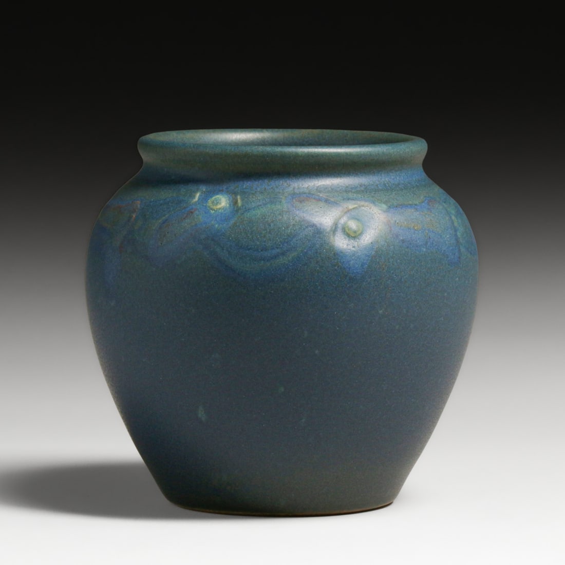 Rookwood Pottery Charles S. Todd Matte Blue Vase 1914 (1 of 4)