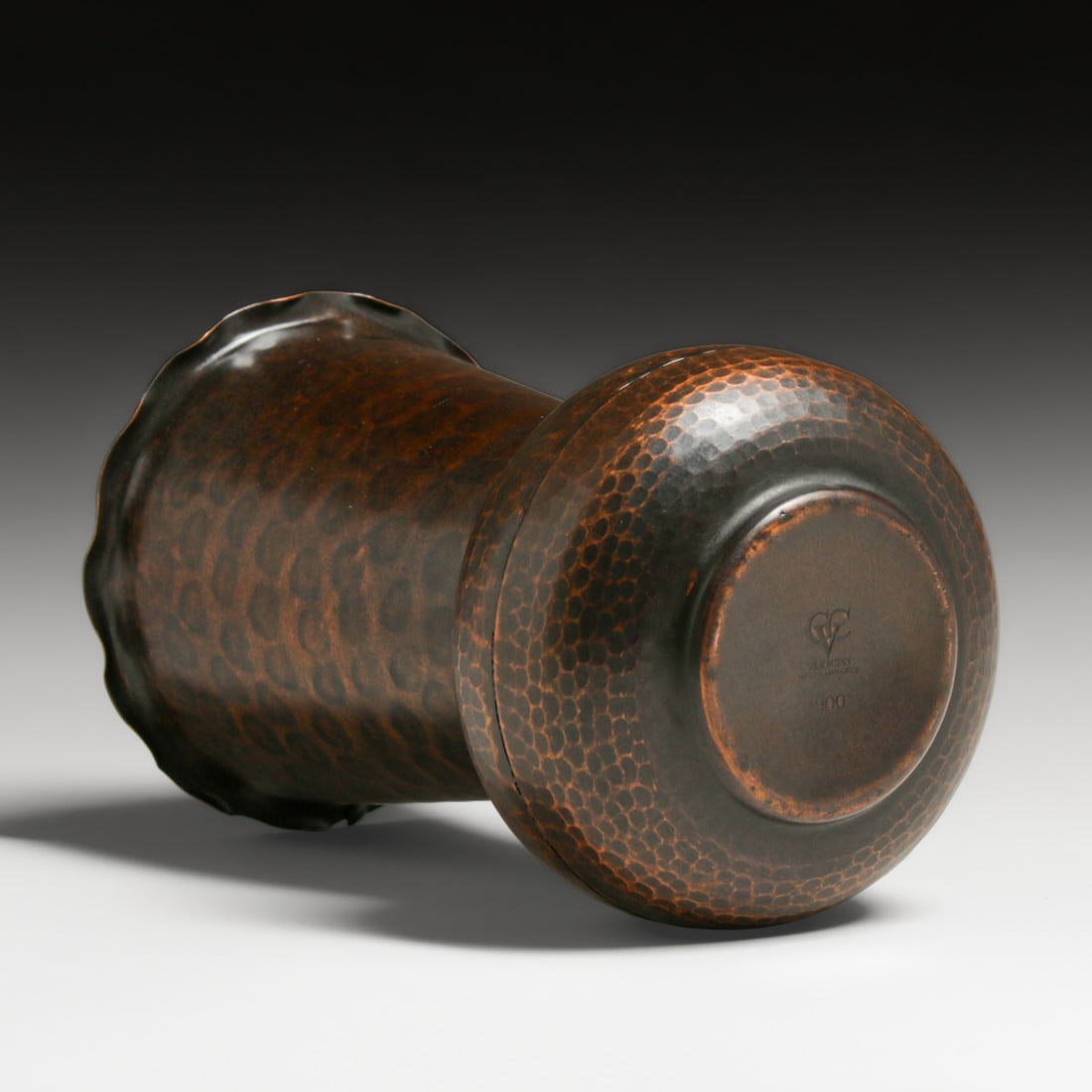 Vermont Hammered Copper Vase c1930s - 3