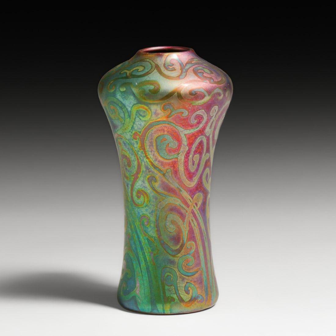 Weller Sicard Iridescent Vase c1905 - 2