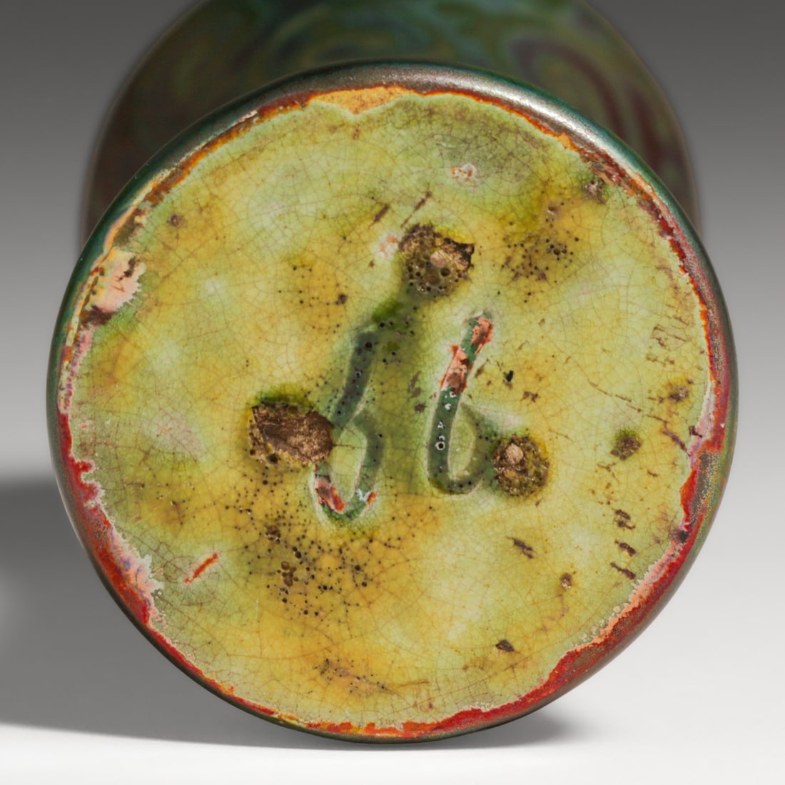 Weller Sicard Iridescent Vase c1905 - 5