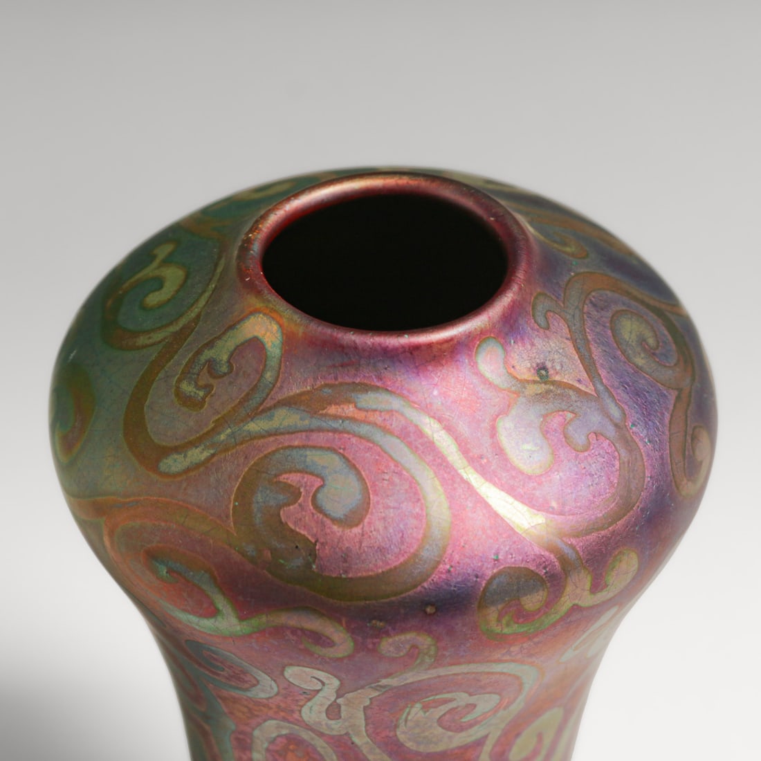Weller Sicard Iridescent Vase c1905 - 6