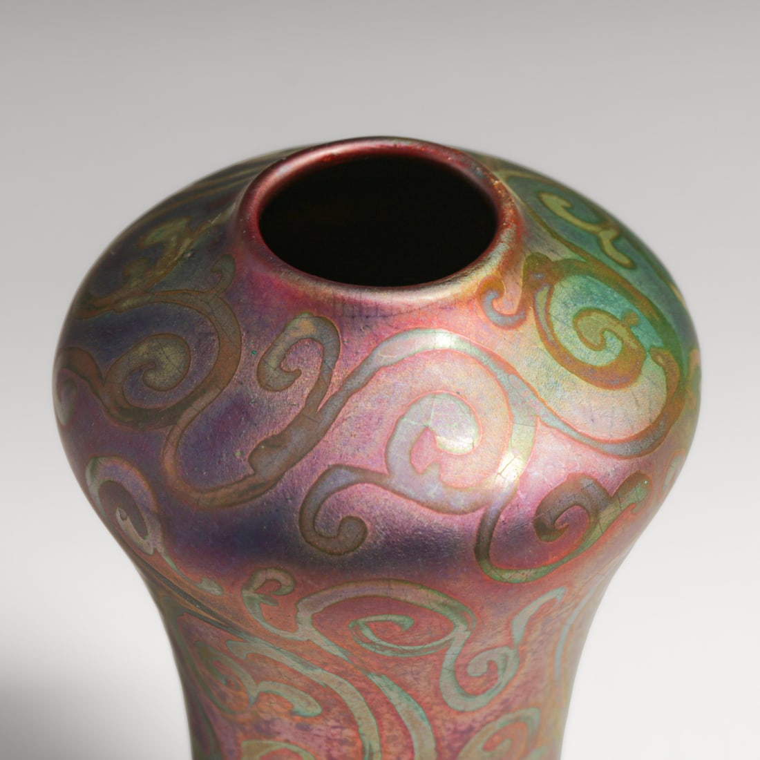 Weller Sicard Iridescent Vase c1905 - 7