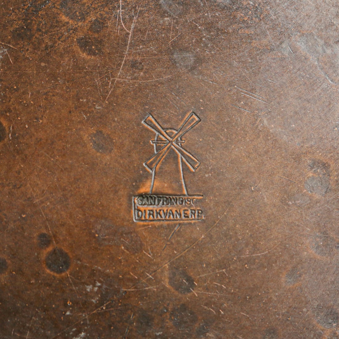 Dirk van Erp Hammered Copper Vase c1915-1920 - 4