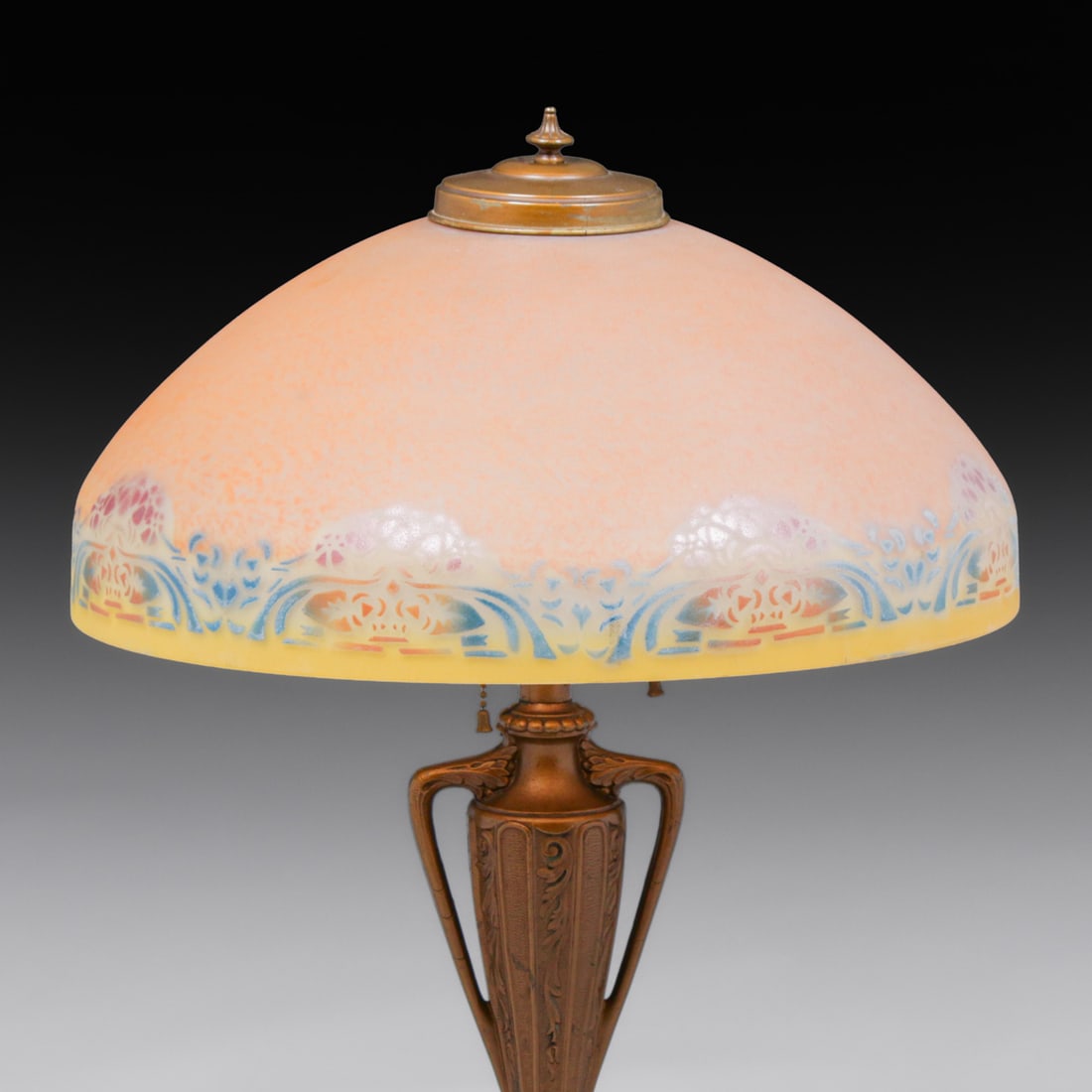 Pittsburgh Reverse-Painted Lamp c1920s - 4