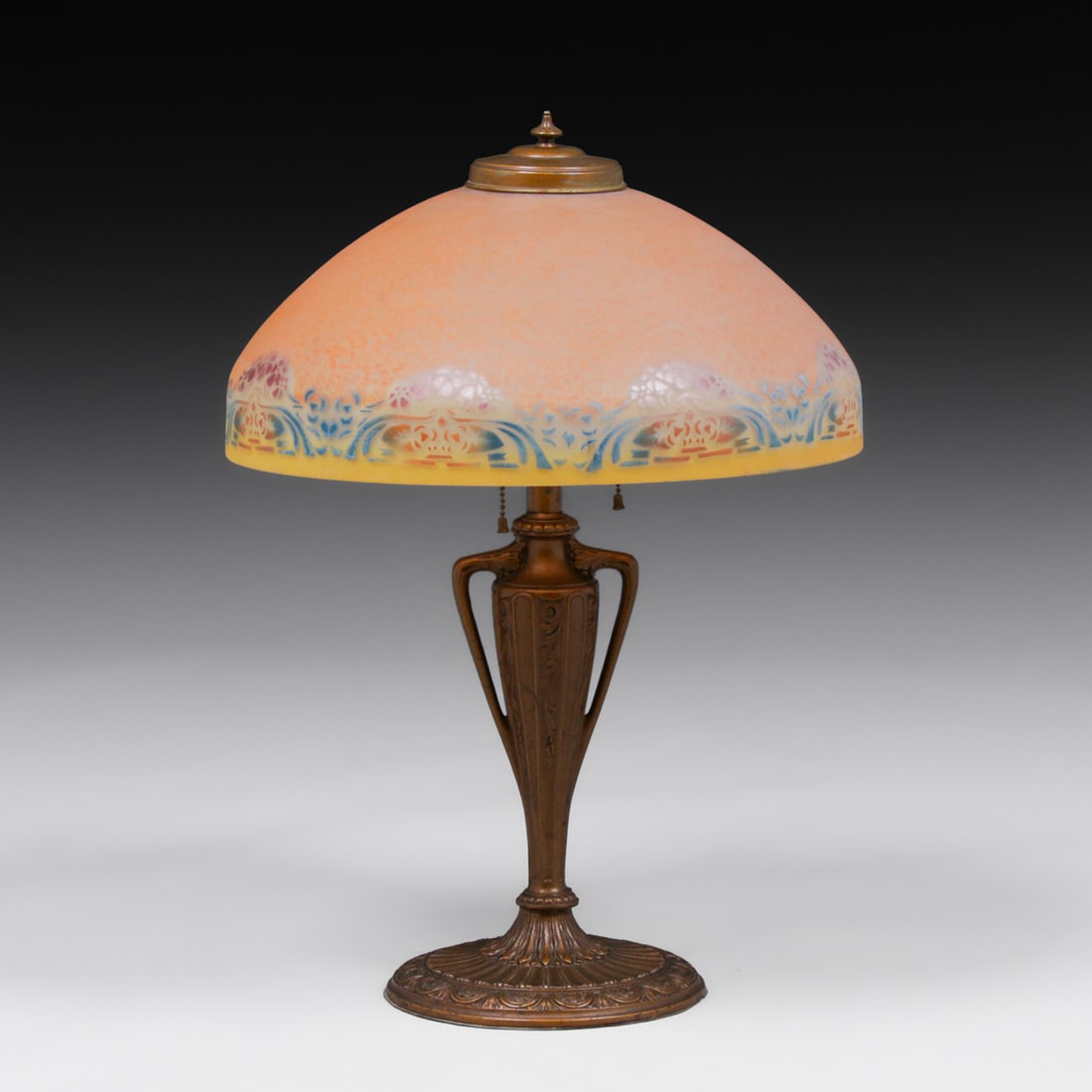 Pittsburgh Reverse-Painted Lamp c1920s - 5