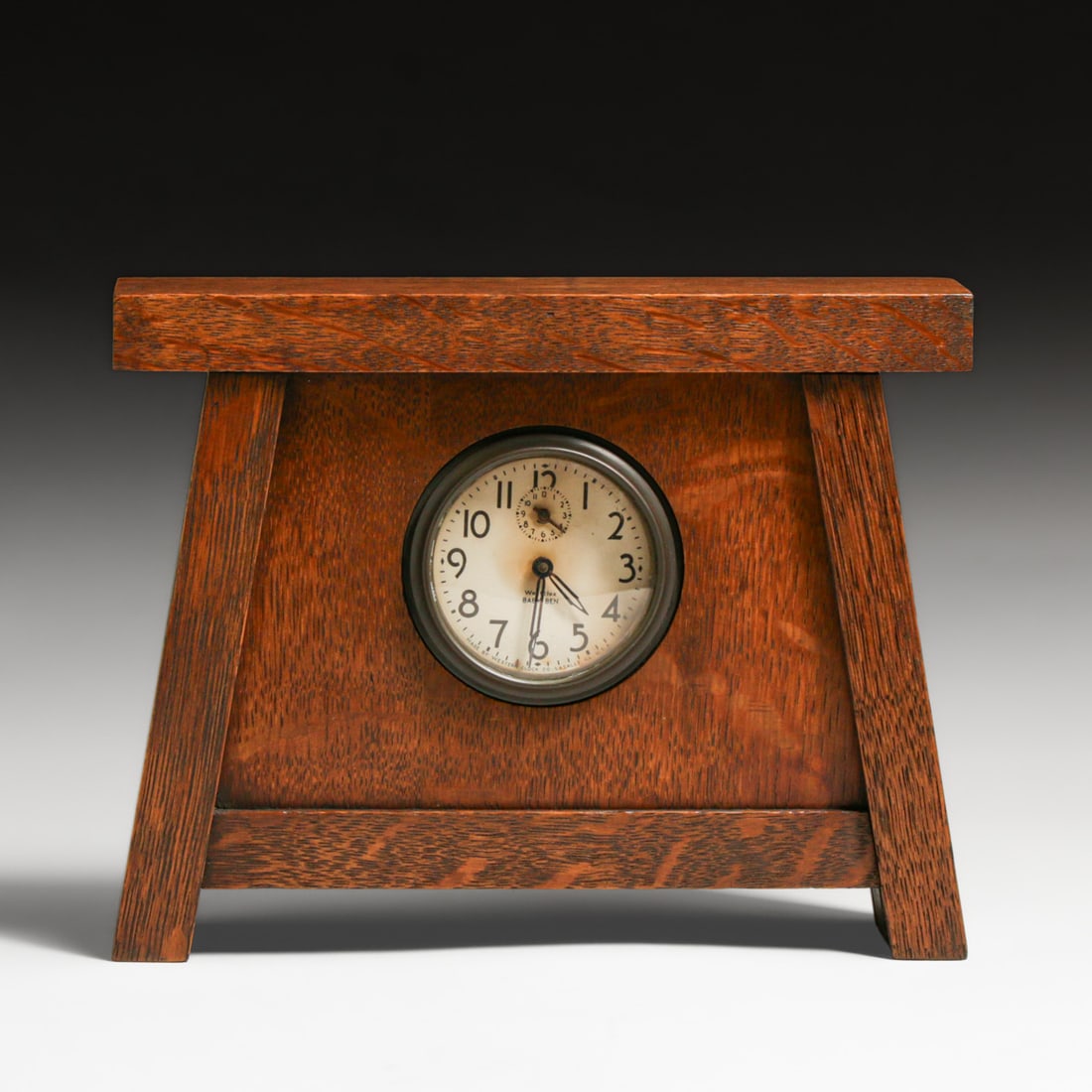 Arts & Crafts Period Oak Mantle Clock c1910 (1 of 3)