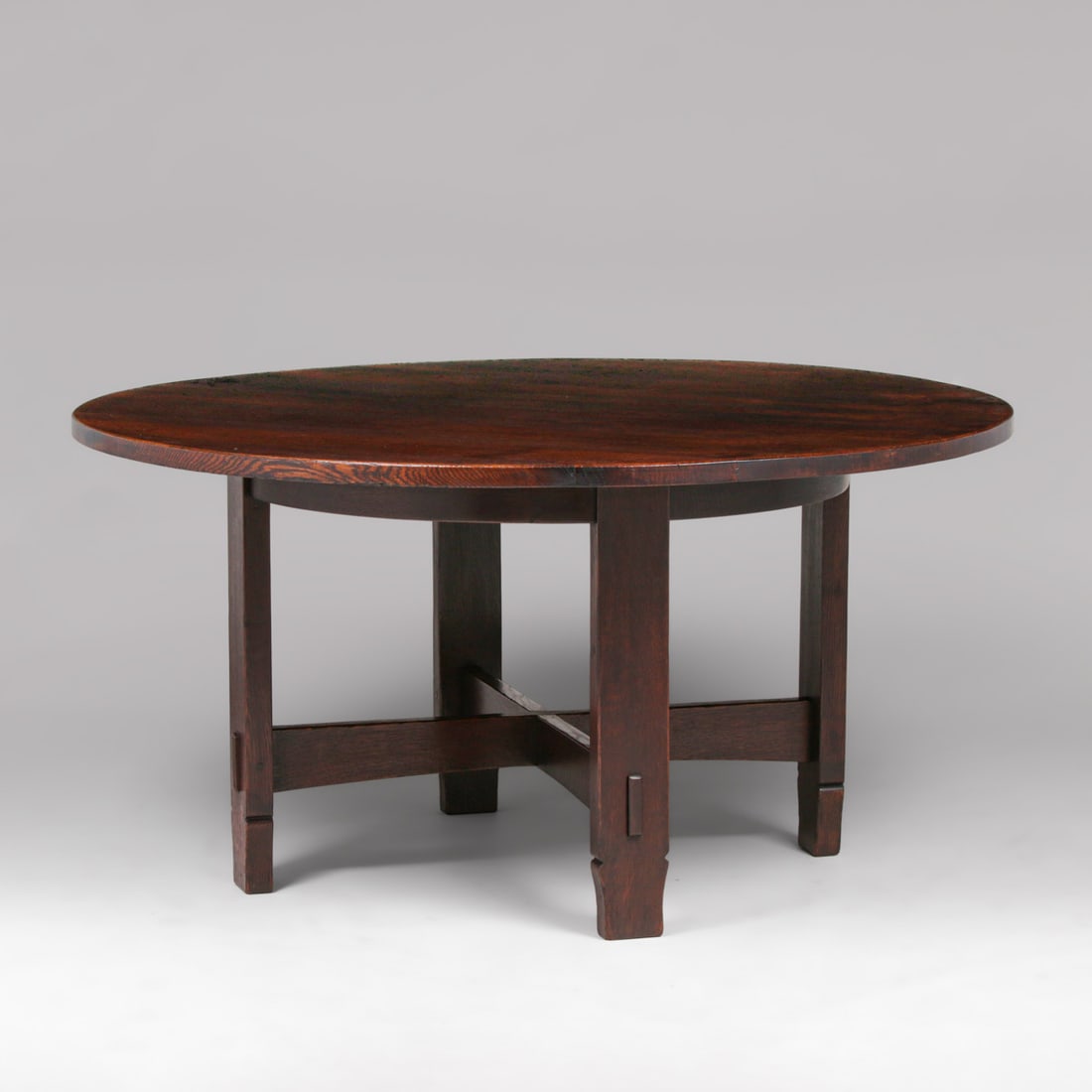 Early Gustav Stickley 60"d Table c1901 - 2