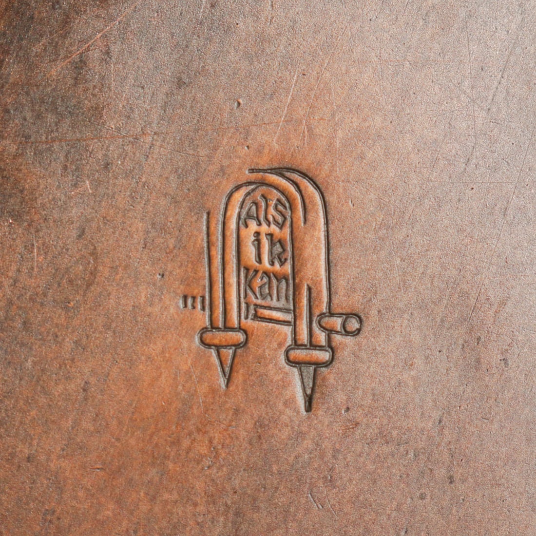 Gustav Stickley Hammered Copper Stamp Box c1910 - 6