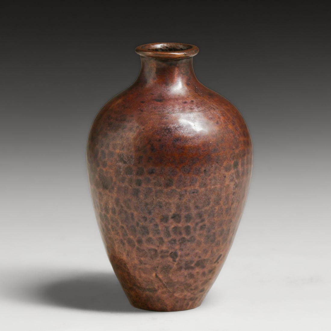 Early Dirk van Erp Hammered Copper Vase c1909 - 3