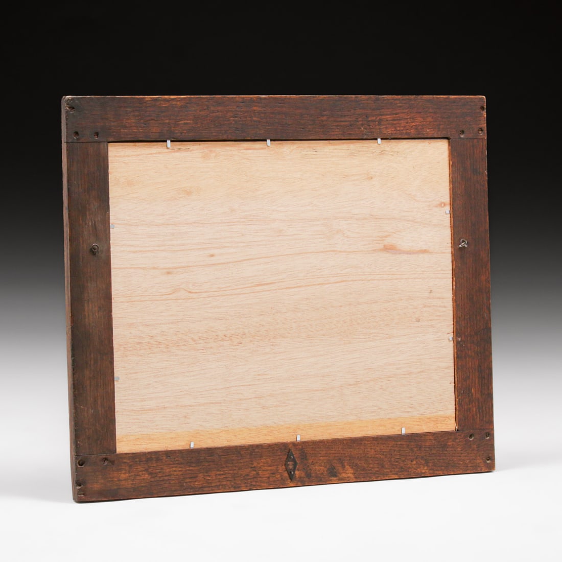 Roycroft Oak Lap-Mitered Mirror c1910 - 3