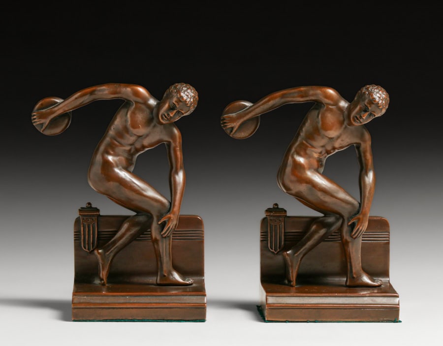 Jennings Brothers - Bridgeport, CT Copper-Clad Bookends 1924 (1 of 9)