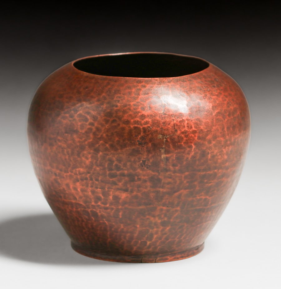 Dirk van Erp Hammered Copper Vase c1913-1914 (1 of 4)