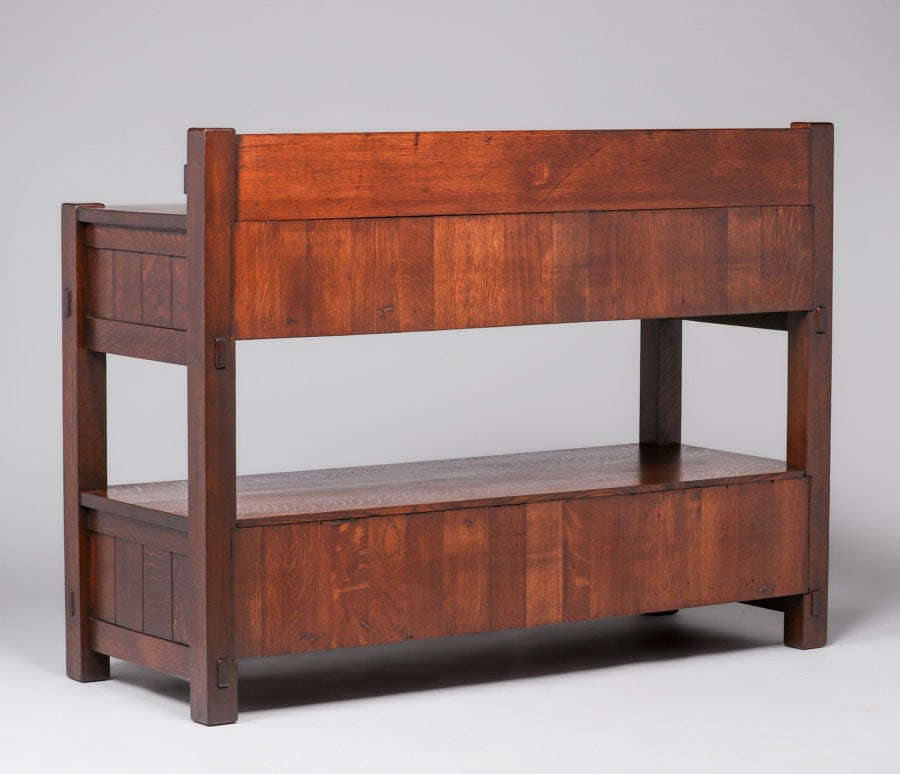 Early Gustav Stickley #955 Massive Two-Drawer Buffet c1902 - 5