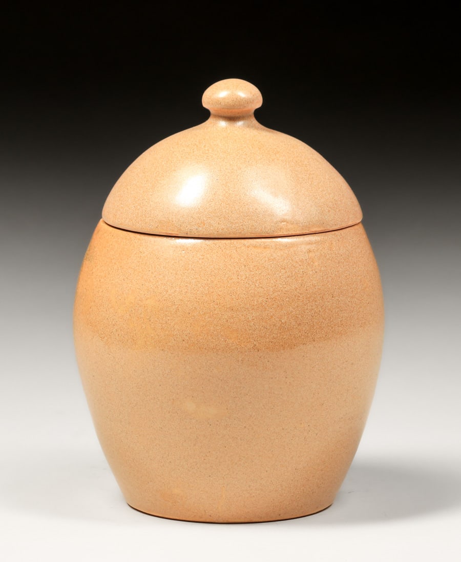 Paul Revere Pottery - Boston Matte Glazed Humidor 1935 (1 of 5)