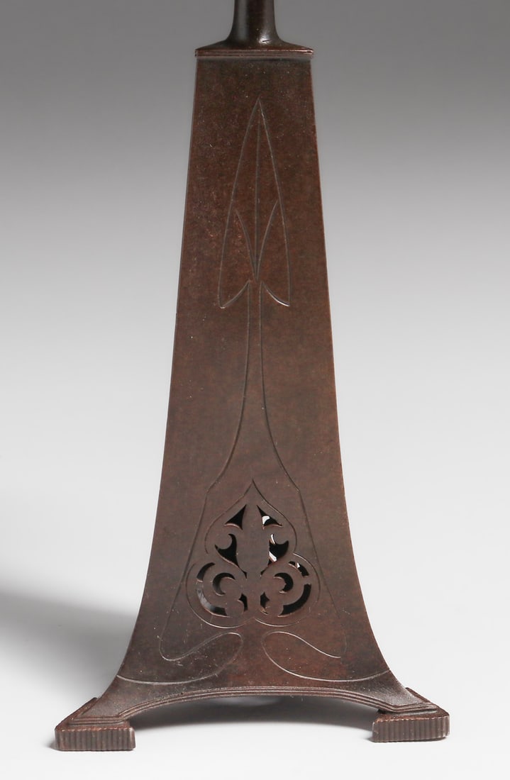 Pairpoint Art Nouveau Cutout Candlesticks c1910 - 4