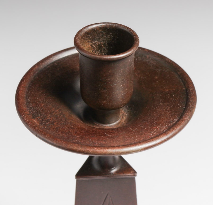 Pairpoint Art Nouveau Cutout Candlesticks c1910 - 5