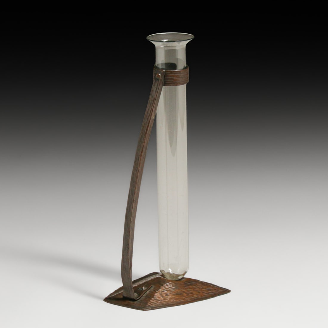Roycroft Hammered Copper Stem Vase c1915 - 2