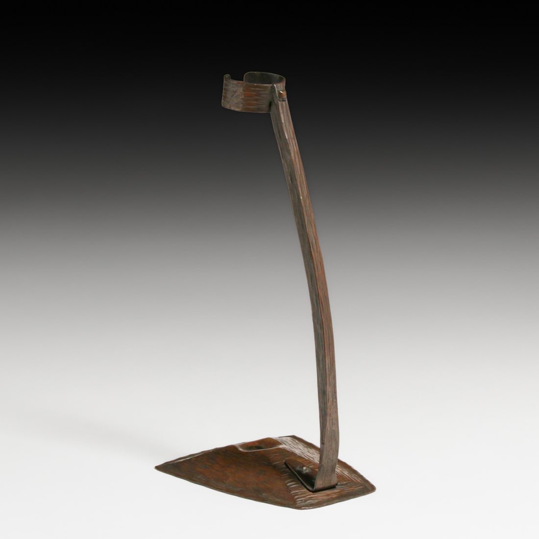 Roycroft Hammered Copper Stem Vase c1915 - 6