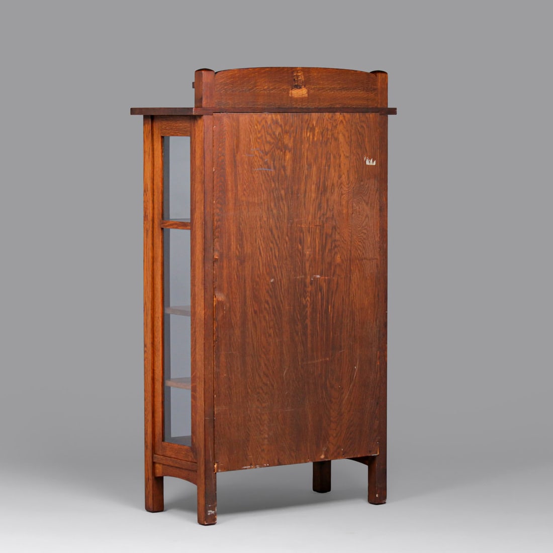 Limbert One-Door China Cabinet c1910 - 3