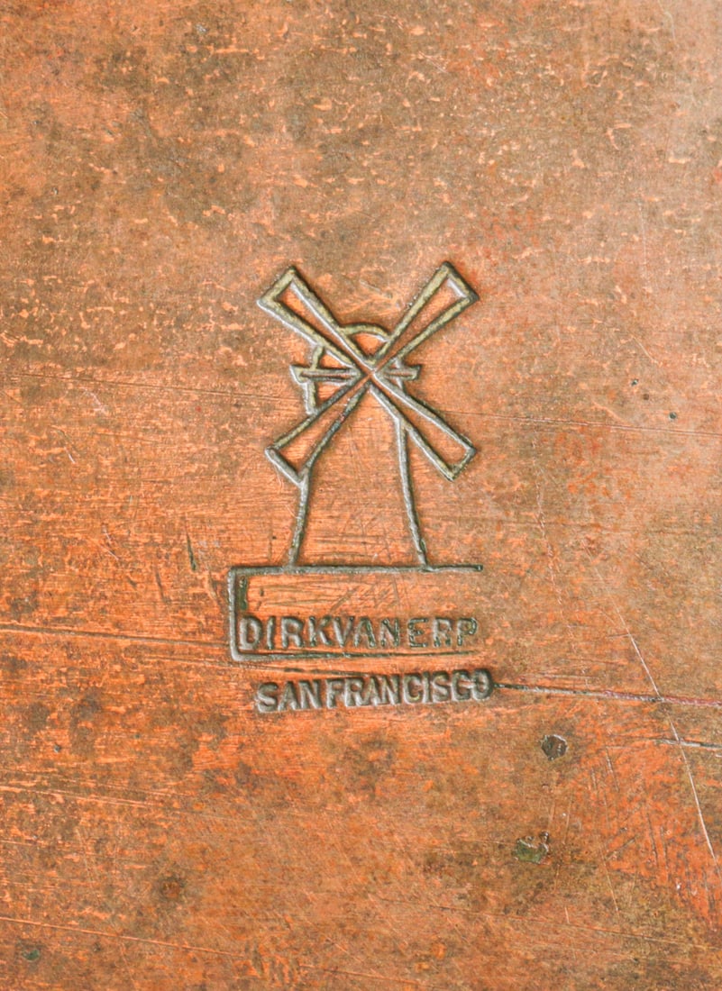 Dirk van Erp Hammered Copper Vase c1915 - 4