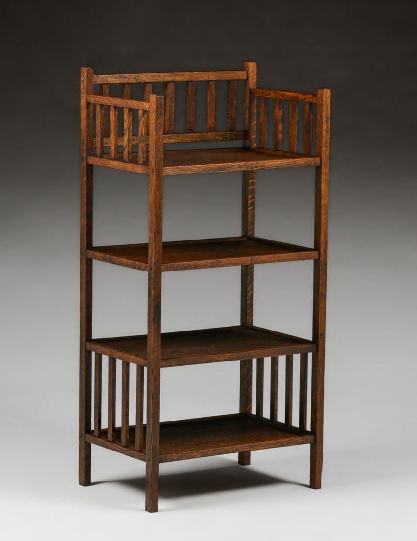 Arts & Crafts Period Oak Bookshelf c1910 (1 of 4)