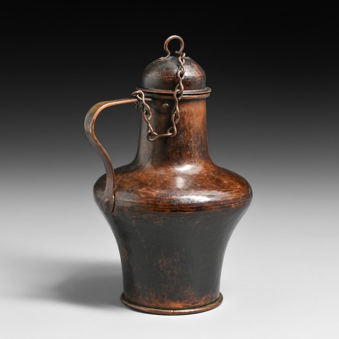 Stickley Brothers Hammered Copper Pitcher c1910 - 3