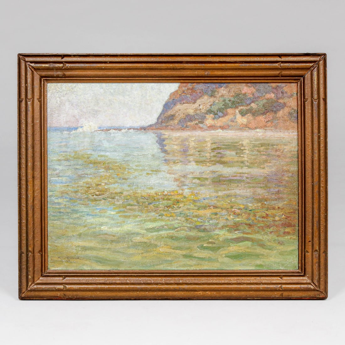Martin Jacob Jackson (1871-1955) California Coastal Painting c1910s: Martin Jacob Jackson (1871-1955) California Coastal Painting c1910s. Signed. Relined. Excellent condition. 18"h x 24"w. Frame 23"h x 29.25"w FREE NATIONWIDE SHIPPINGFree Nationwide Shipping within